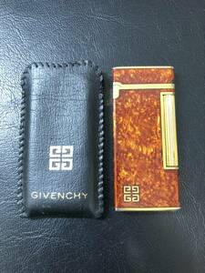 ジバンシー　GIVENCHY　ライター　２０００　レザーケース付き