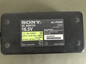 SONY ソニー 純正 液晶テレビ用 ACアダプター AC-FD006 16.5V 3.9A