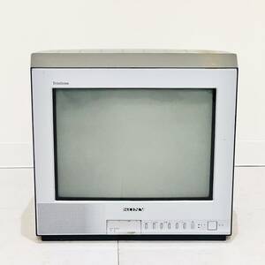 甲HK9959　簡易クリーニング済　通電OK　動作未確認　現状品　ソニー　トリニトロン　SONY　Trinitron　平面ブラウン管テレビ　KV-14MF1