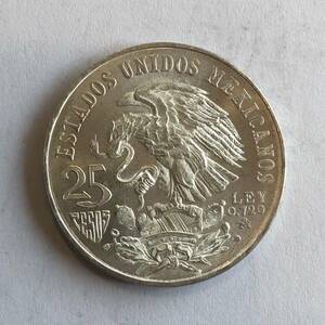 メキシコ　1968 オリンピック　25ペソ銀貨　no.20