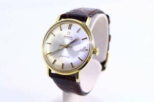 ●OMEGA オメガ Seamaster シーマスター 腕時計 手巻き 文字盤白 ゴールド メンズ【10759994】