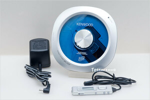 ポータブルCDプレーヤー KENWOOD DPC-X537 リモコン・ACアダプター付 [0427]