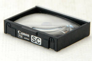 Canon キャノン 最高峰 昔の高級一眼レフカメラ F-1専用 フォーカシングスクリーン SC 希少品 