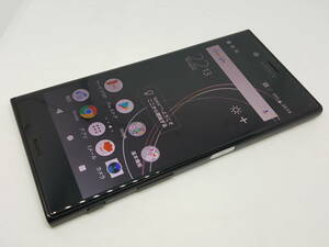 外観Cランク☆ジャンク品☆au☆SOV35(ブラック) Xperia XZs★1625000365☆1/23☆