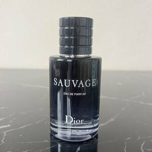 【容量多】Dior ディオール SAUVAGE ソバージュ オードゥパルファン EDP 60ml 残量6〜7割程度 香水 