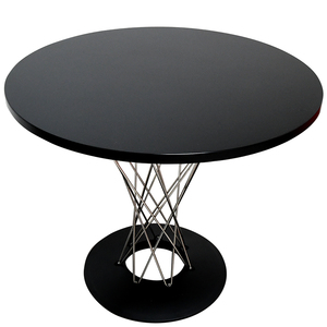 イサムノグチ　サイクロンテーブル　天板直径90cm 色ブラック　丸テーブル　ダイニングテーブル　ラウンドテーブル　isamu noguchi
