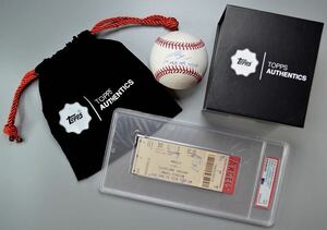 【7】奇跡のセット！大谷翔平「1st Home run」書き込み入り直筆サインボール+1st Home run記録試合チケット/今永昇太・イチロー・松井秀喜