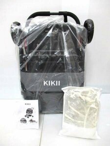KIKII ペットカート ペットキャリー GS-737E レインカバー付 箱入り 経年保管 美品中古 ■