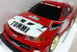 三菱　ランサー　エボリューション　Ⅵ　6　ラジコン カー　トミ マキネン　WRC　ラリー　ランエボ　Mitsubishi　LANCER evo rally car