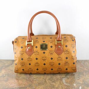 MCM LEATHER HAND BAG/エムシーエムレザーハンドバッグ