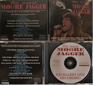 GARY MOORE MICK JAGGER WE WANT MOORE JAGGER BRITISH NATIONAL MUSIC DAY LIVE 1992