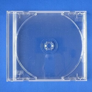 ワイドCDケース4枚 厚さ12㎜ トレイ色はクリア、黒、白