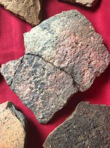 縄文式土器時代　　縄文土器片