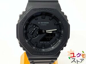 【送料無料】 美品 CASIO G-SHOCK GA-2100 オクタゴン カーボンコアガード クオーツ 耐衝撃構造 無機ガラス ブラック GA-2100-1A1JF 動作OK