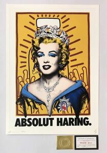 DEATH NYC アートポスター 世界限定100枚 ポップアート マリリンモンロー アンディウォーホル ABSOLUT HARING キースヘリング 現代アート 