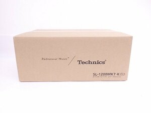 未開封品 Technics/テクニクス ダイレクトドライブDJターンテーブル SL-1200MK7-K ブラック(1) ◆ 6E4F3-2