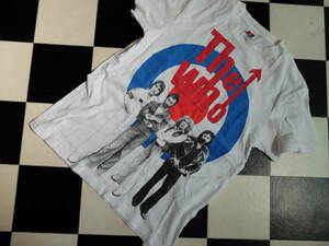 ザフー the who バンドT mods 半袖 Tシャツ ロゴ 古着 アメカジ Sサイズ ライブ ツアーグッズ ビンテージ ピート キース ターゲットマーク