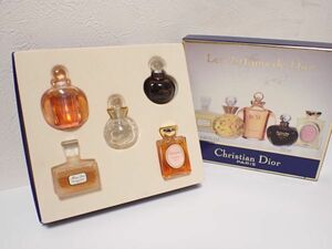 G885/6E●Christian Dior Les Parfums de Dior クリスチャンディオール 香水 ミニボトル 5ml×5本セット 中古品●