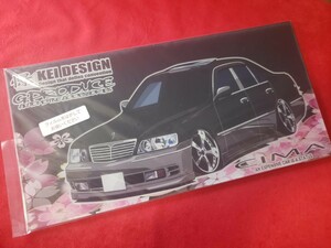 シーマ　Y33　アクリルプレート　エアロ UV印刷　BL　桜　16.5×33　展示用　ナンバープレート　車体ステッカー　車高短 シーマG-produce