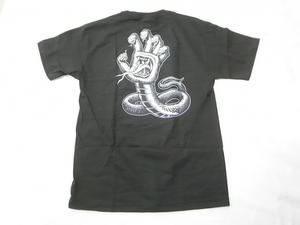 JB即決 SANTA CRUZ サンタクルーズ HISSING HAND スネーク スクリーミングハンド Tシャツ 黒 Lサイズ 新品　THRASHER ALVA 90 80