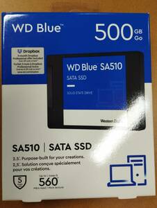 Western Digital ウエスタンデジタル WD Blue SATA SSD 内蔵 500GB 2.5インチ (読取り最大 560MB/s 書込み最大 510MB/s) 