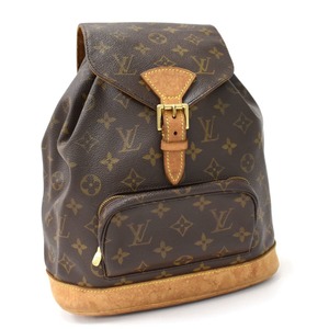 1点限定 ルイヴィトン モンスリMM バックパック M51136 モノグラム ブラウン LOUIS VUITTON Montsouris MM