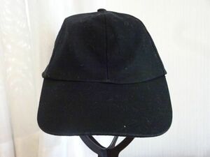 X Bershka X キッズ・ガールズ　黒色帽子　アウトドアキャップ　サイズ５４cm〜５７cm　キャップ　帽子