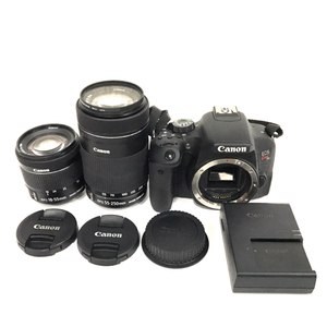 1円 Canon EOS Kiss X9i EF-S 1:4-5.6 IS STM 55-250mm 1:4-5.6 IS STM デジタル一眼レフ デジタルカメラ L111539
