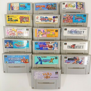 【SFC カセット まとめ売り】スーパーファミコン トルネコの大冒険/ロックマン/大貝獣物語/ミッキーのマジカルアドベンチャー ゲーム