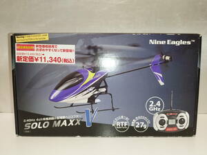 【中古品】 Nine Eagles 2.4GHz 4ch 超小型電動ヘリコプター SOLO MAXX V RC