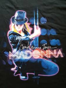 新品　マドンナ　Confessions Tour 2006　アーティスト公認 オフィシャル ツアー Tシャツ　：　XLサイズ 