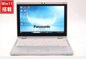 中古 フルHD 10.1型 Panasonic CF RZ6RFRVS Windows11 七世代 i5-7y57 8GB 256GB-SSD カメラ LTE 無線 Office付 中古パソコン 管:1646w