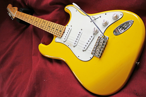 【Fender Japan】ST-STD（Y）Stratocaster Standard Yellow（トランジションロゴ／メイプル1pcネック／GOTOHペグ）フジゲン 日本製