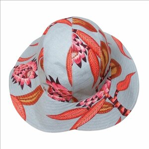 エルメス ハット 帽子 オルガ 56サイズ サバンナの花 ナッテ織り HERMES CHAPEAU FEMME OLGA FLEURS SAVANA SUR NATTE