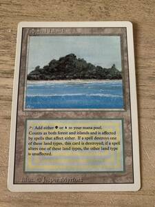 【MTG Tropical islandその2】検索用:volcanic island tundra underground sea 意志の力　bayou Badlands scrubland