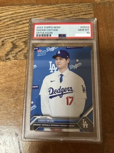 送料無料 PSA10 鑑定済み TOPPS NOW 大谷翔平 ドジャース 入団会見カード WBC Shohei Ohtani 侍japan