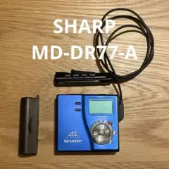 SHARP 1ビットポータブルMDレコーダー MD-DR77 ジャンク