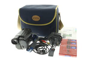 VMPD6-41-39 SONY ソニー ビデオカメラ MODEL CCD-TR11 VIDEO CAMERE RECORDER カセットテープ 等 付属品付き 通電確認済み ジャンク