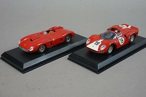 BEST MODEL 1/43 Ferrari フェラーリ 290 MM PROVA ROSSO/365 P2 ル・マン 1966 #19 2台セット