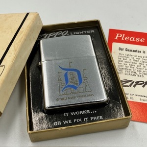 ジッポー ZIPPO ライター 1973年 ディズニー シンデレラ城 オリジナルボックス インストラクション