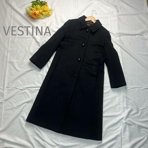 VESTINA 東京スタイル ロングコート 黒 ブラック コート