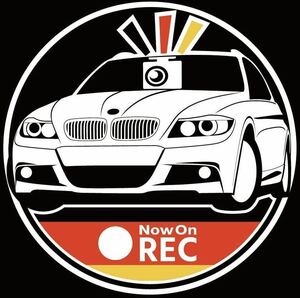 e91 e90 bmw 3シリーズ　ドラレコ　ドライブレコーダー　ステッカー　320i