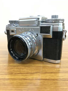 ★ Contax コンタックス IIIA 35mm Rangefinder Film Camera Carl Zeiss Sonnar 50mm f1.5 レンズ 箱、ケース付 ★ #400