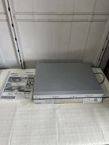 【通電のみ確認済み】Panasonic パナソニック VHS ＋ DVDレコーダー DMR-E70V 説明書 リモコン 付き 現状品