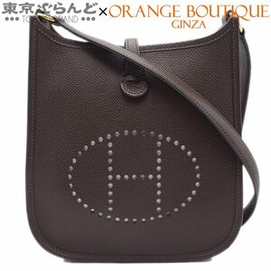 101714917 エルメス HERMES エヴリン TPM □I刻印 ショコラ ゴールド金具 エプソン ショルダーバッグ レディース