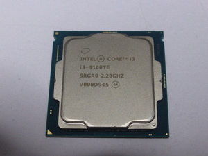 INTEL CPU Core i3 9100TE 4コア4スレッド 2.20GHZ SRGR0 CPUのみ 起動確認済みです①