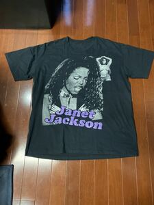 激レア　Janet Jackson Tシャツ　サイズXL ジャネットジャクソン　ブラック　ヴィンテージ　シングルステッチ