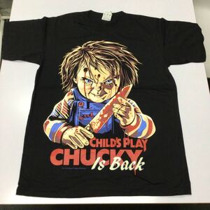 SR7A2. デザインTシャツ Mサイズ　CHILD’S PLAY CHUCKY ② チャイルドプレイ　チャッキー