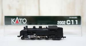 レトロコレクション　当時物 　Nゲージ　鉄道模型 ＊KATO カトー ＊2002 C11 蒸気機関車 ＊株式会社　関水金属＊N-GAUGE Steam Locomotive