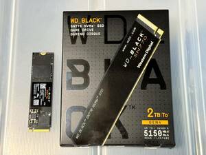 ■ 売切！ 使用4489時間！ WD Black SN770 2TB M.2 2280 NVMe PCIe Gen4 3D TLC WDS200T3X0E 中古